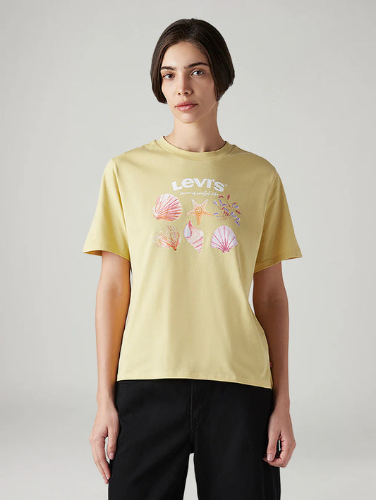 LEVIS Women's Graphic Print Relaxed Fit T-Shirt