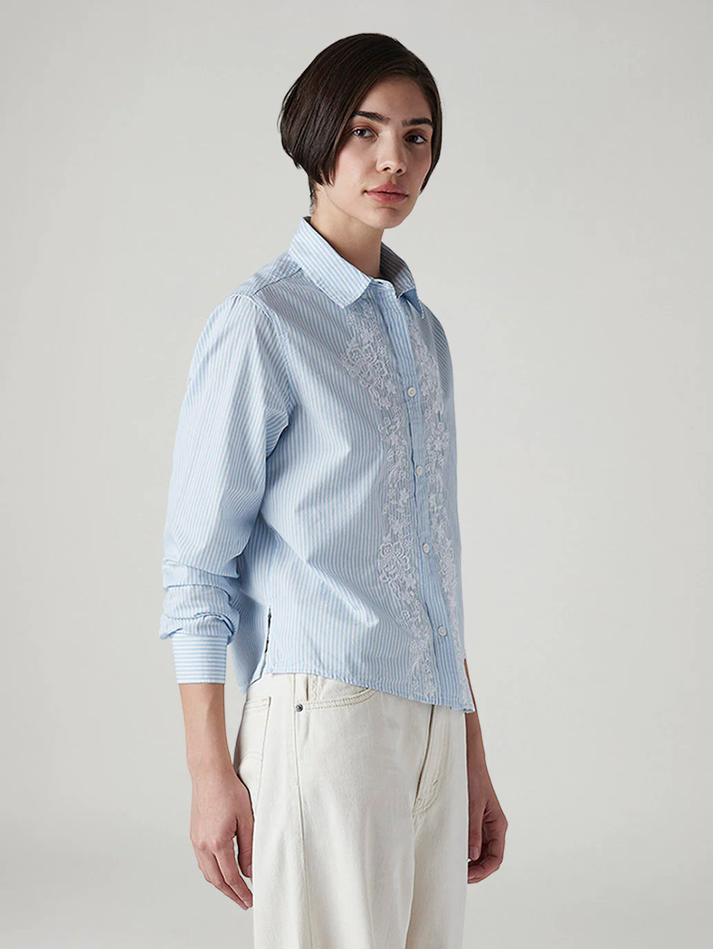 LEVIS Women's Striped Regular Fit Shirt