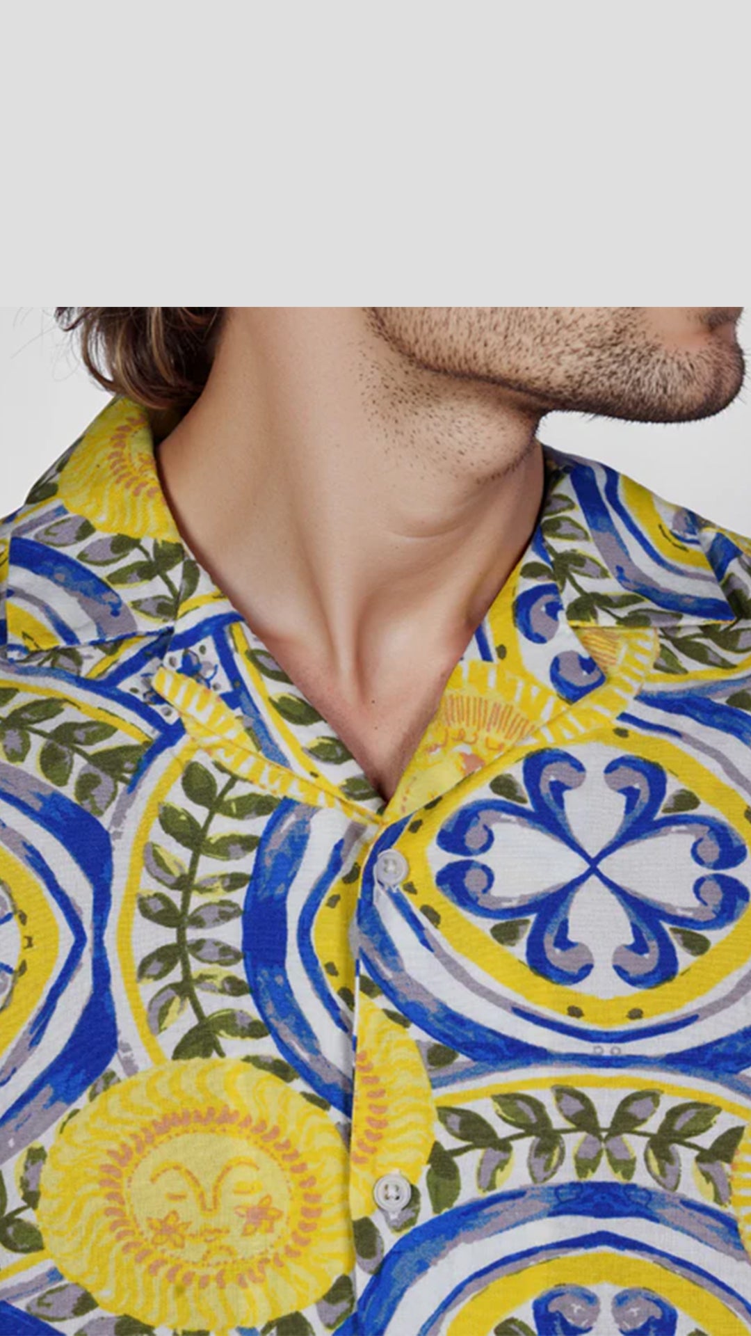 Celio Printed Regular Fit Viscose-Blend Multi Shirt (20% Off)