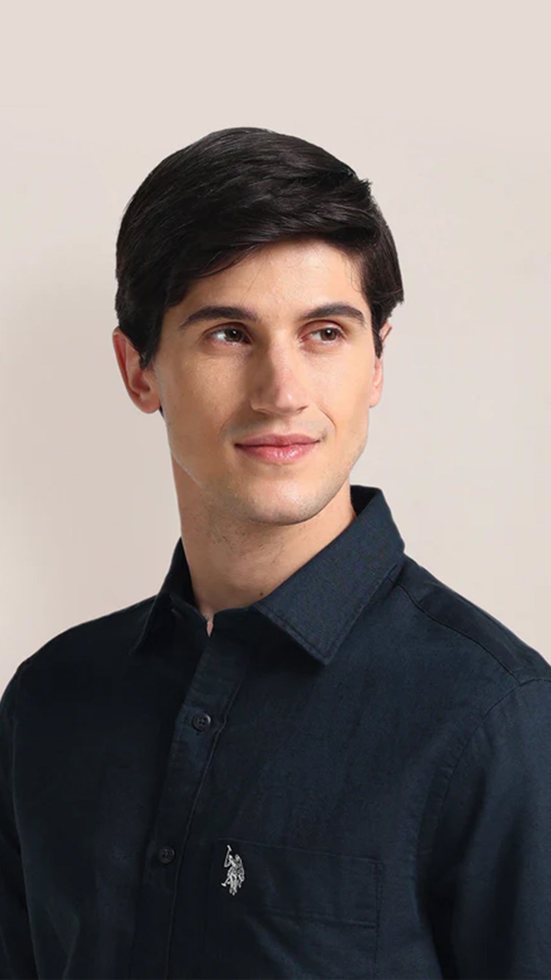 USPA Solid Tailored Fit Shirt (10% Off)