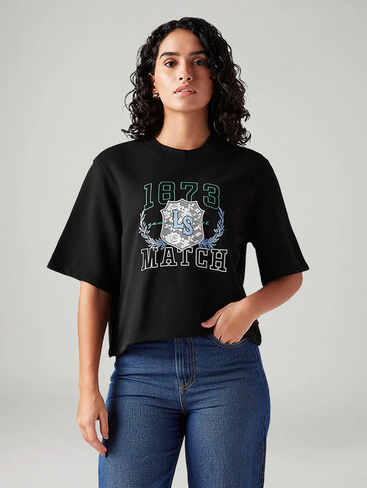 LEVIS Women's Graphic Print Relaxed Fit T-Shirt