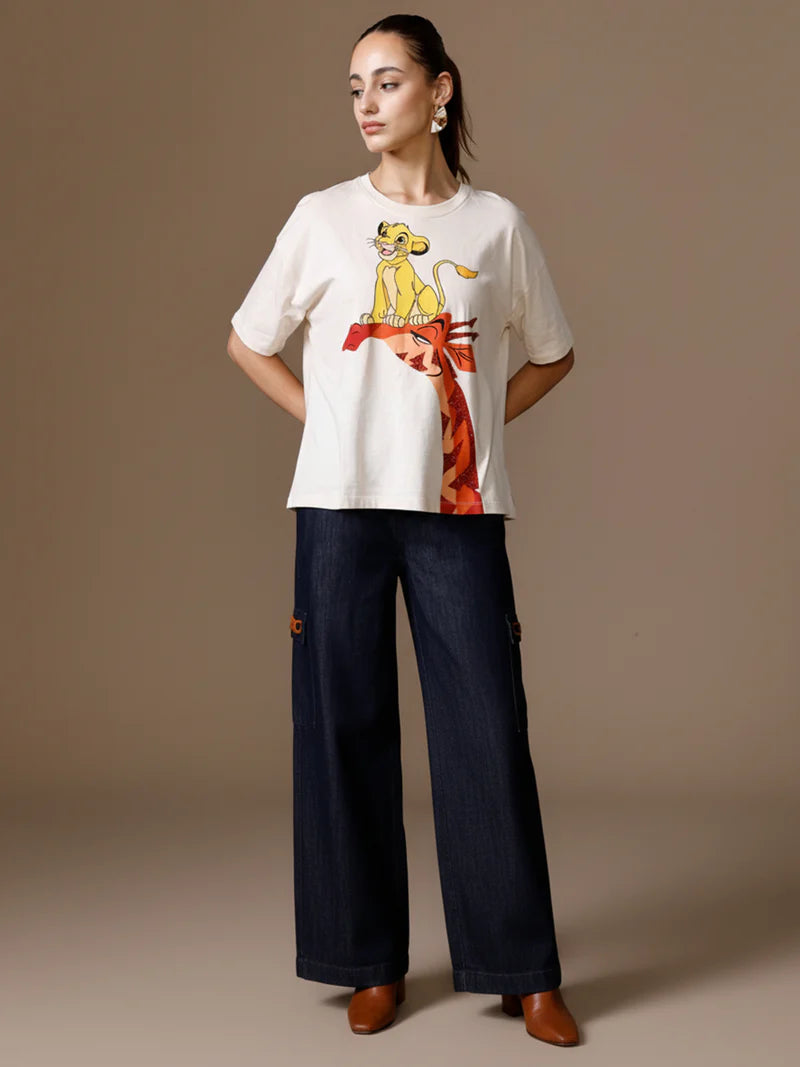 KAZO Cargo Wide Leg Jeans