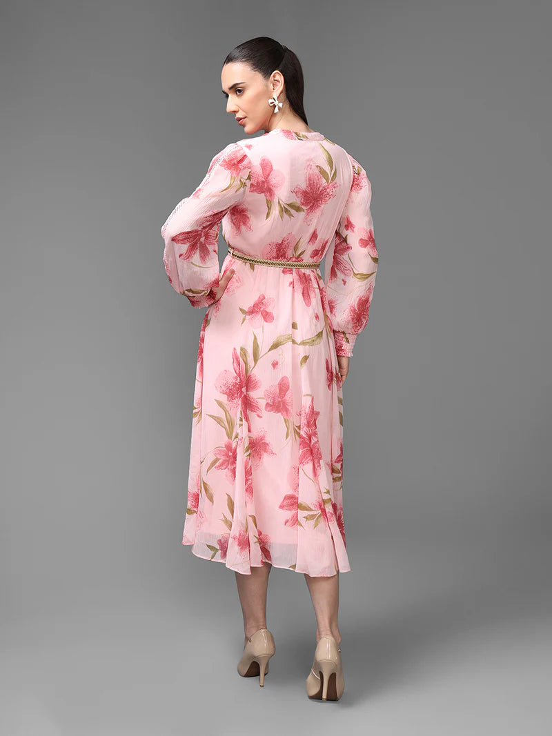 KAZO Ventura Midi Dress W Belt