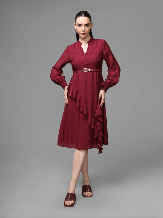 KAZO Athena Midi Dress W Belt