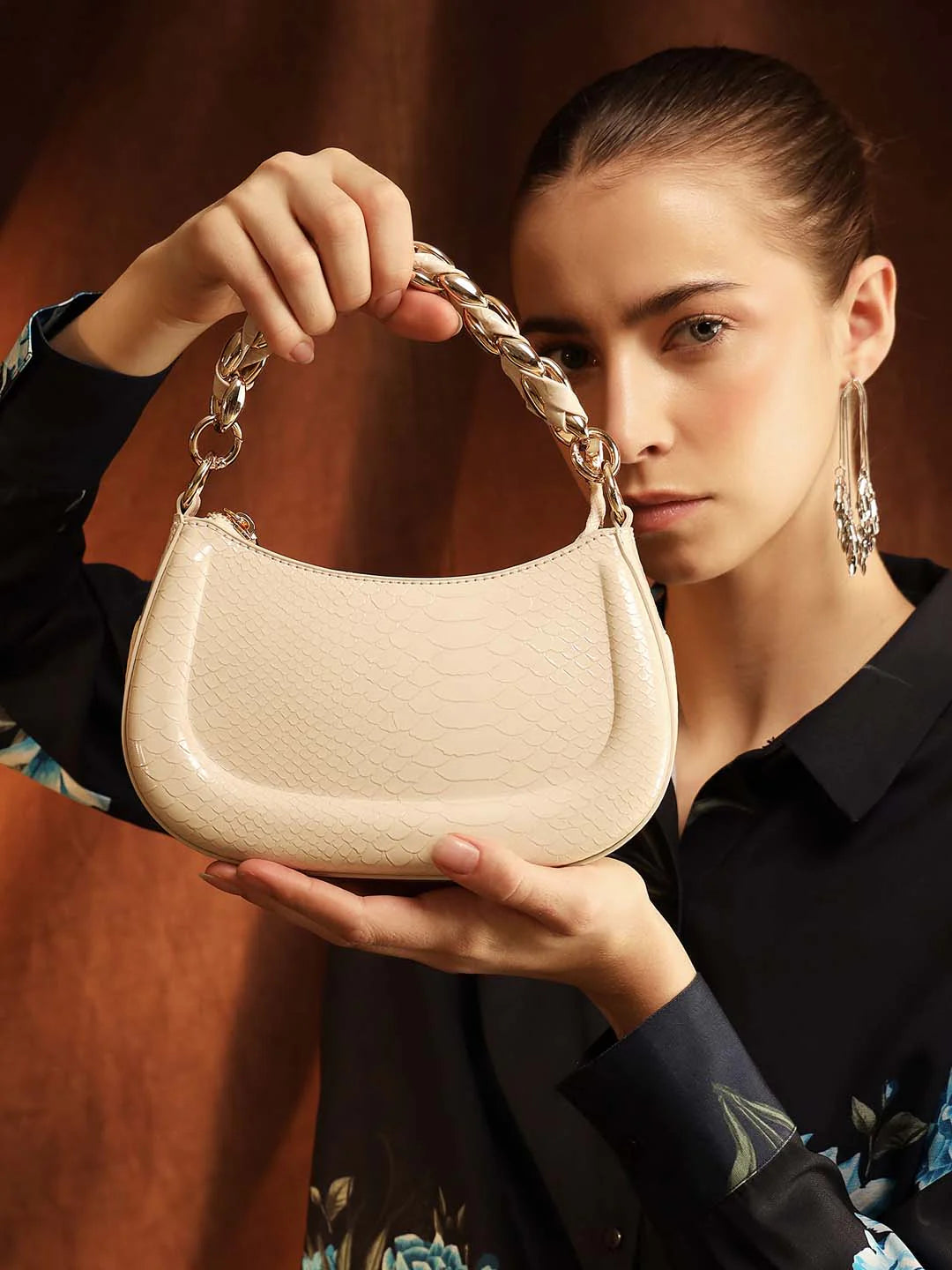 KAZO Sheen Braided Sling Bag