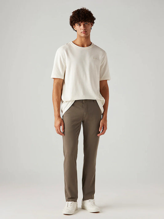 LEVIS Men's 511 Taupe Slim Fit Mid Rise Tech Pant