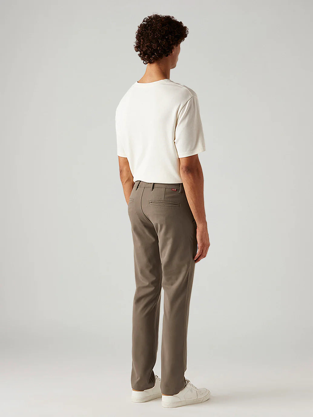 LEVIS Men's 511 Taupe Slim Fit Mid Rise Tech Pant