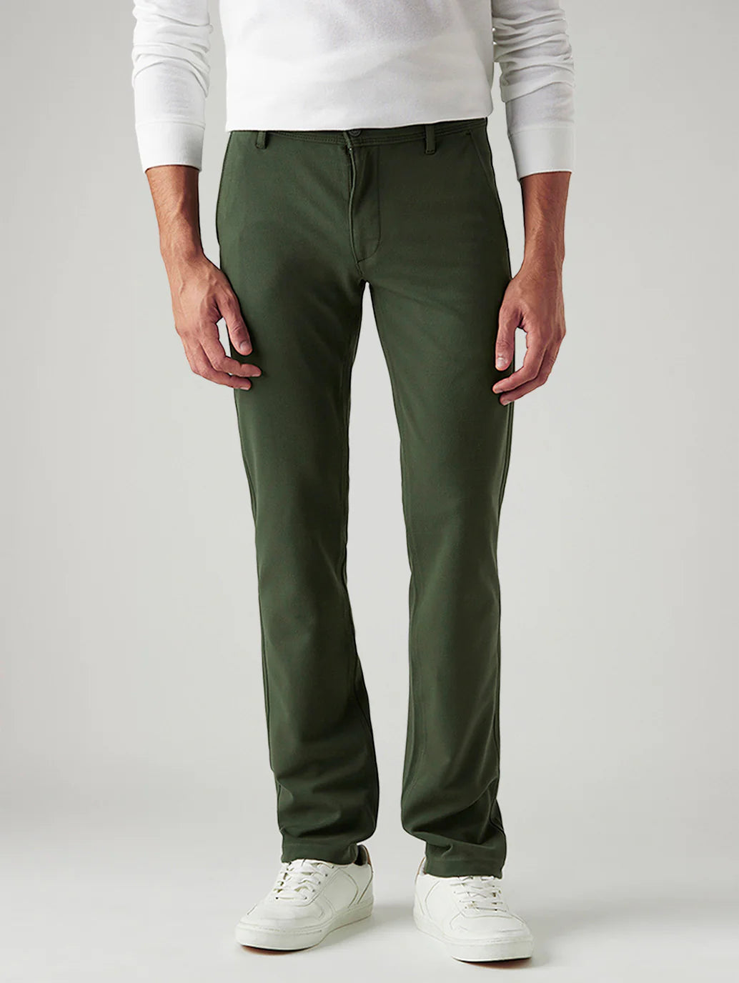 LEVIS Men's 511 Dark Green Slim Fit Mid Rise Tech Pant