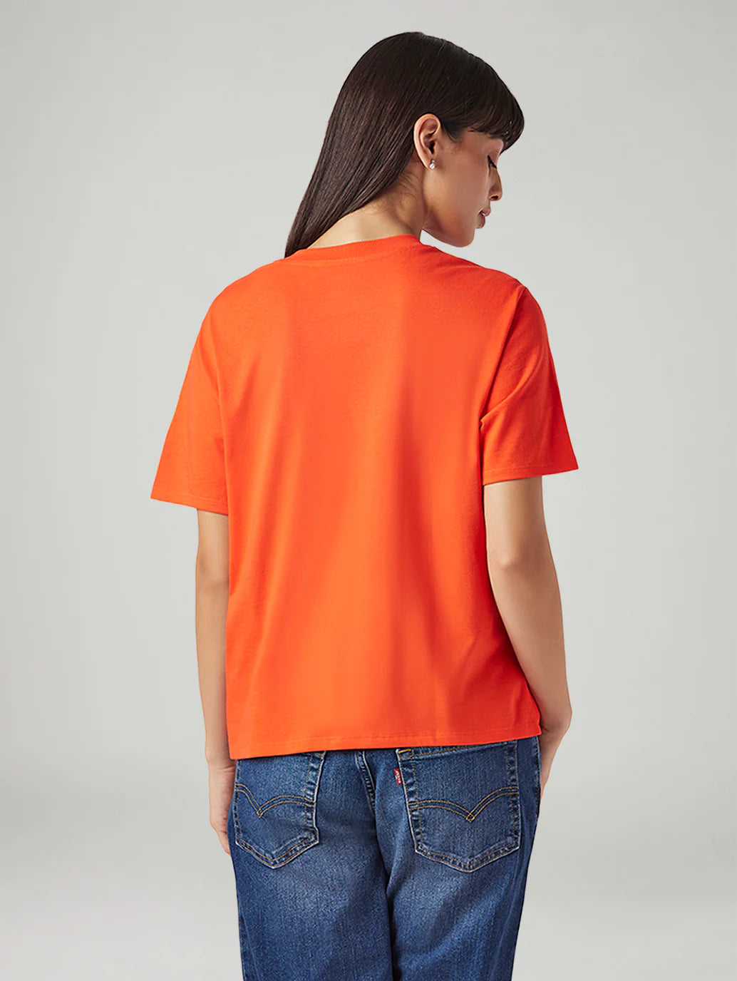 LEVIS Women's Typography Printed Relaxed Fit T-Shirt