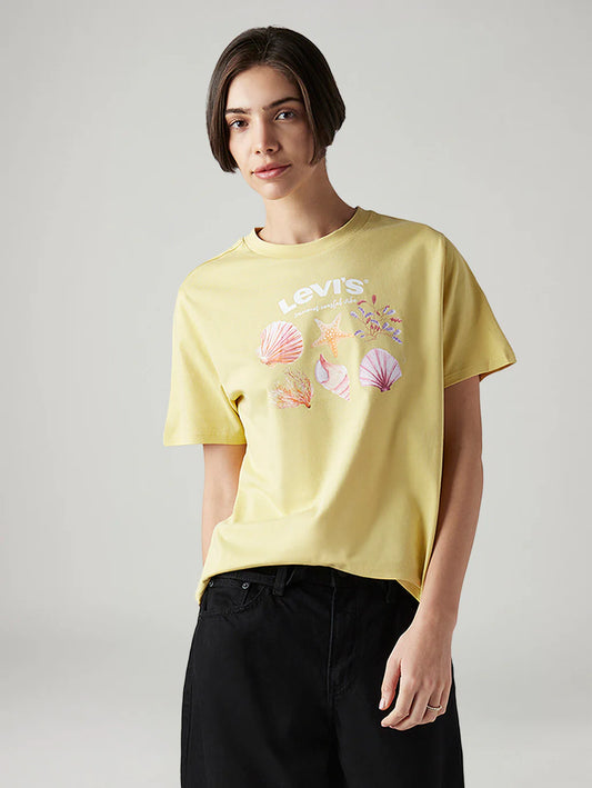 LEVIS Women's Graphic Print Relaxed Fit T-Shirt