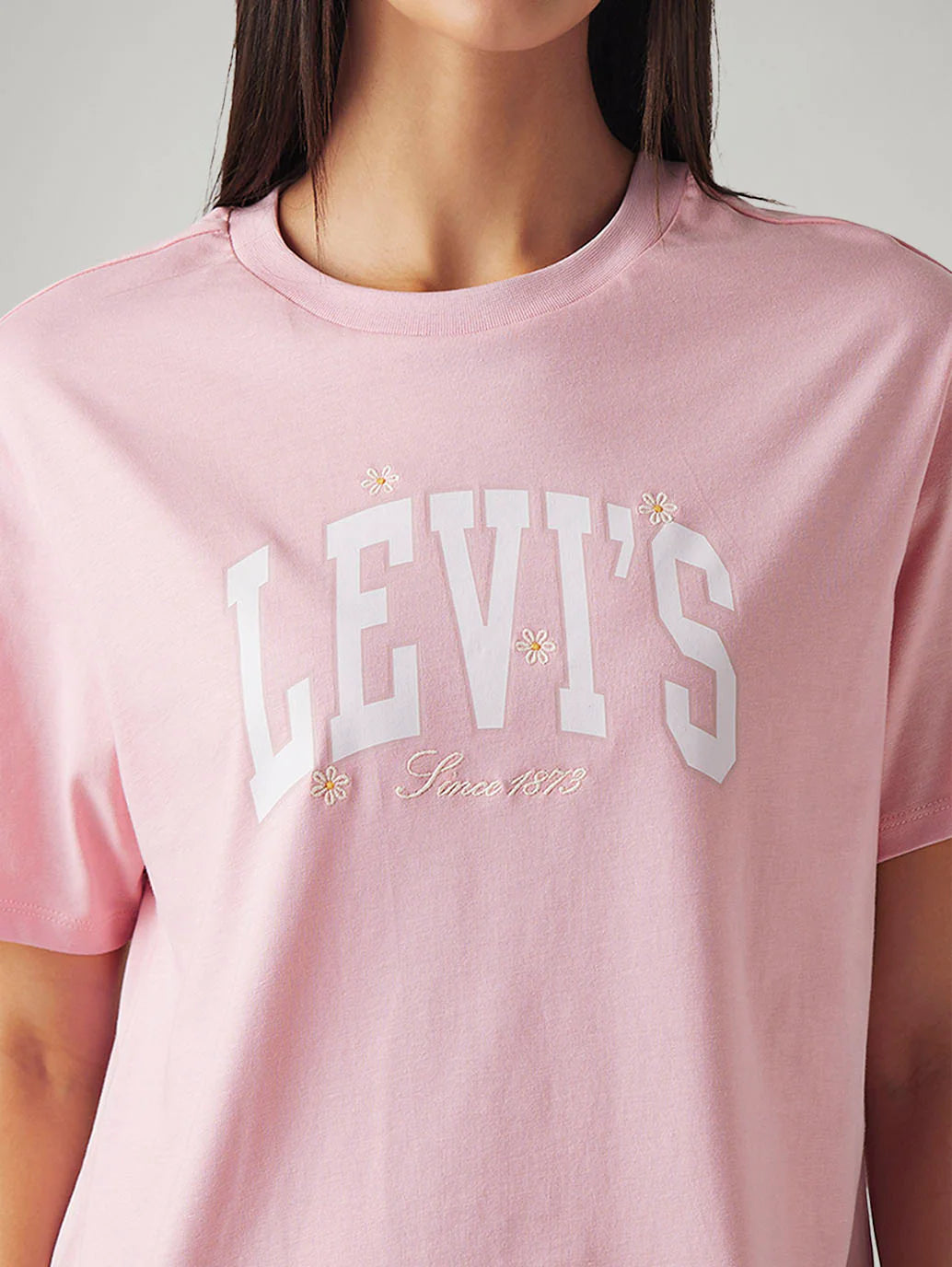 LEVIS Women's Logo Printed Relaxed Fit T-Shirt