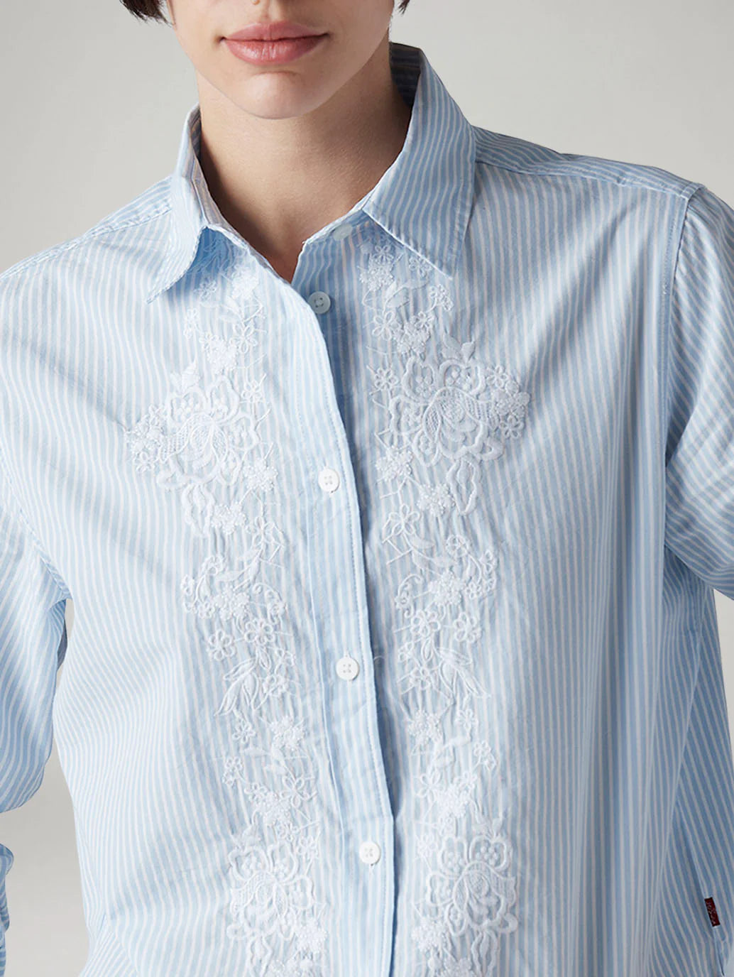 LEVIS Women's Striped Regular Fit Shirt
