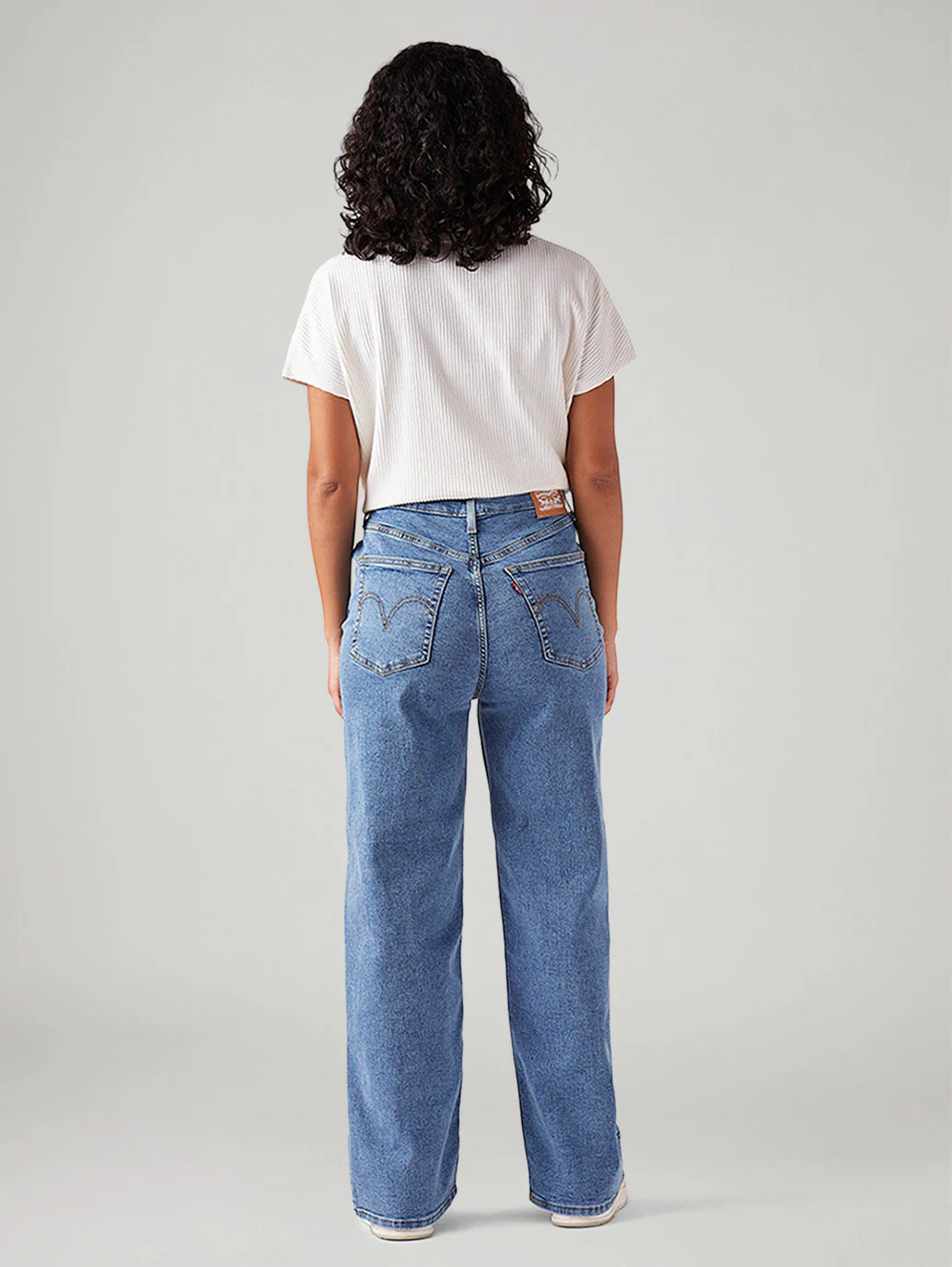 LEVIS Women's Blue Loose Fit High Rise Jeans