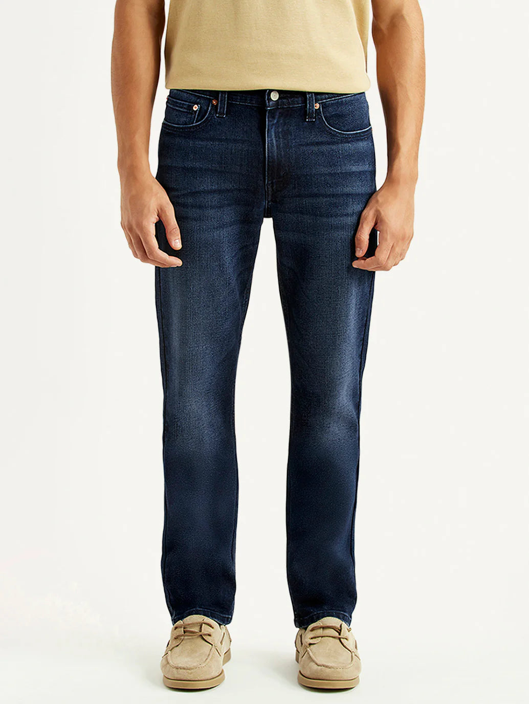 LEVIS Men's 511 Navy Slim Fit Mid Rise Jeans