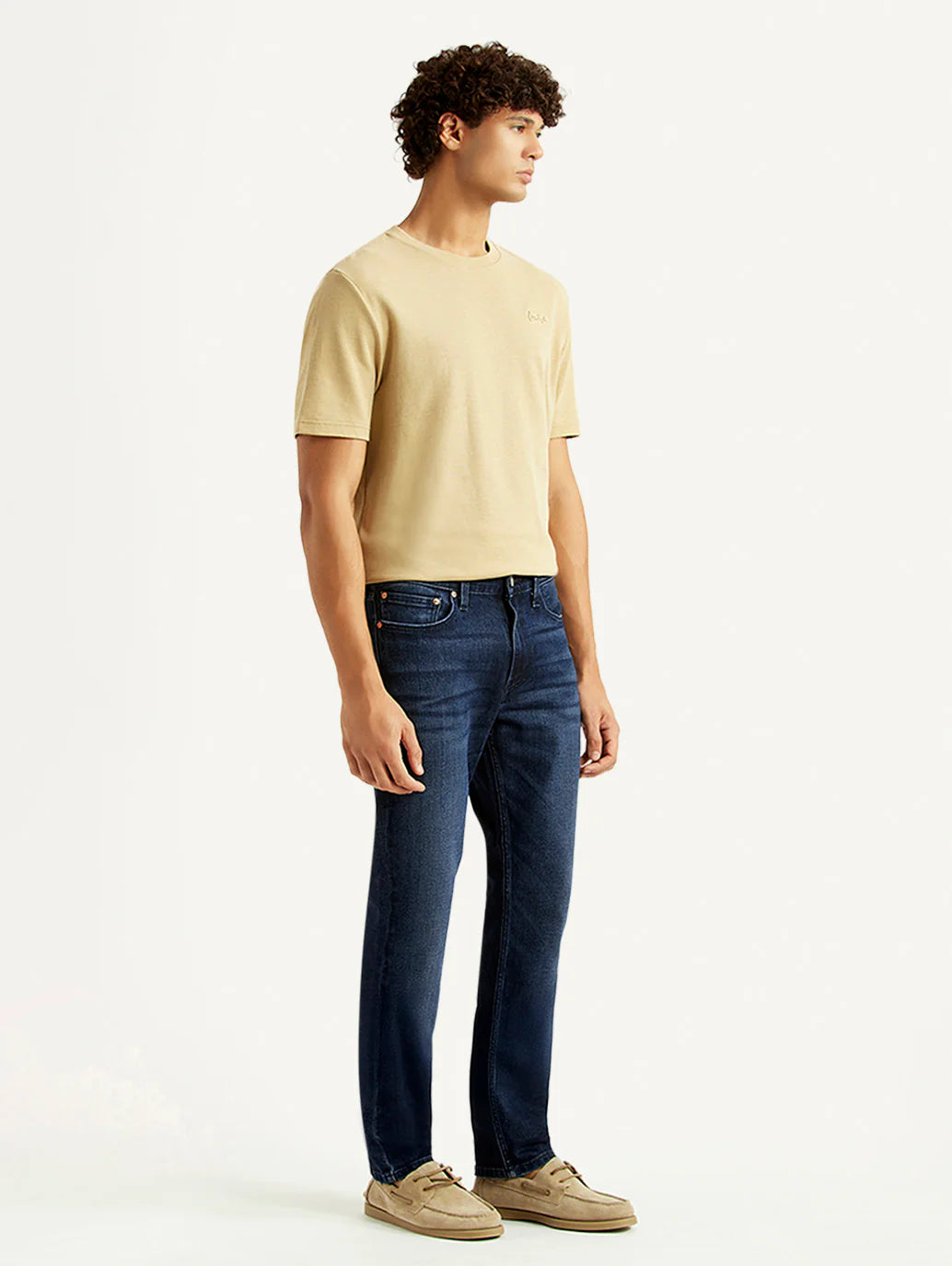 LEVIS Men's 511 Navy Slim Fit Mid Rise Jeans