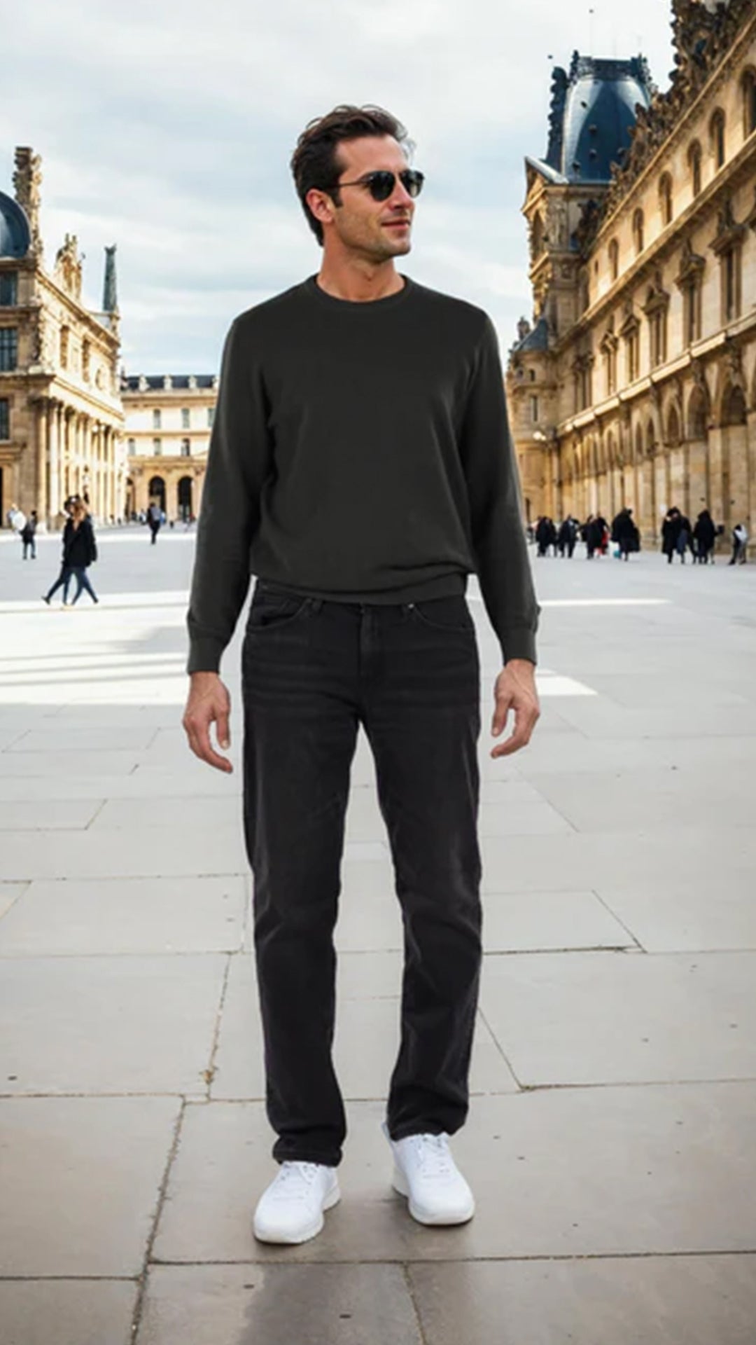 Celio Cotton Straight Fit Black Jean (20% Off)