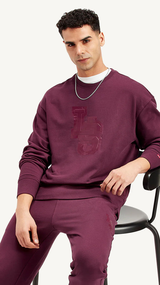 Levi's Men's Brand Logo Crew Neck Sweatshirt