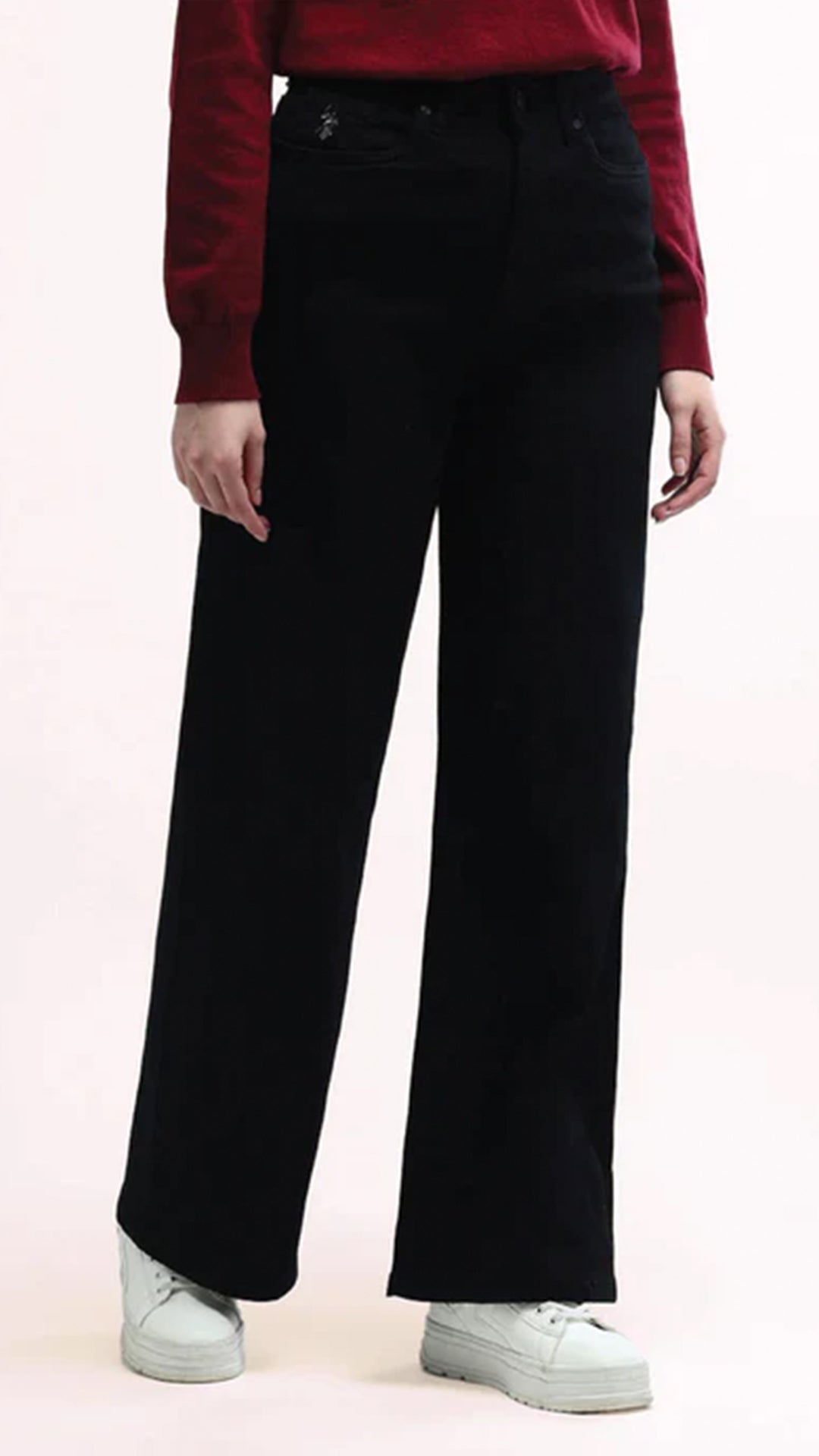 USPA High Rise Stretchable Baggy Jeans