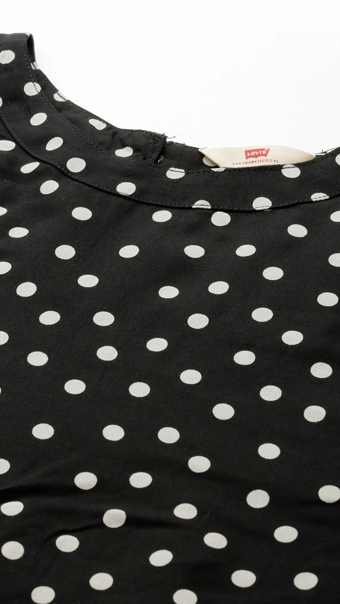 Levi's Women's Polka Dot Round Neck Top
