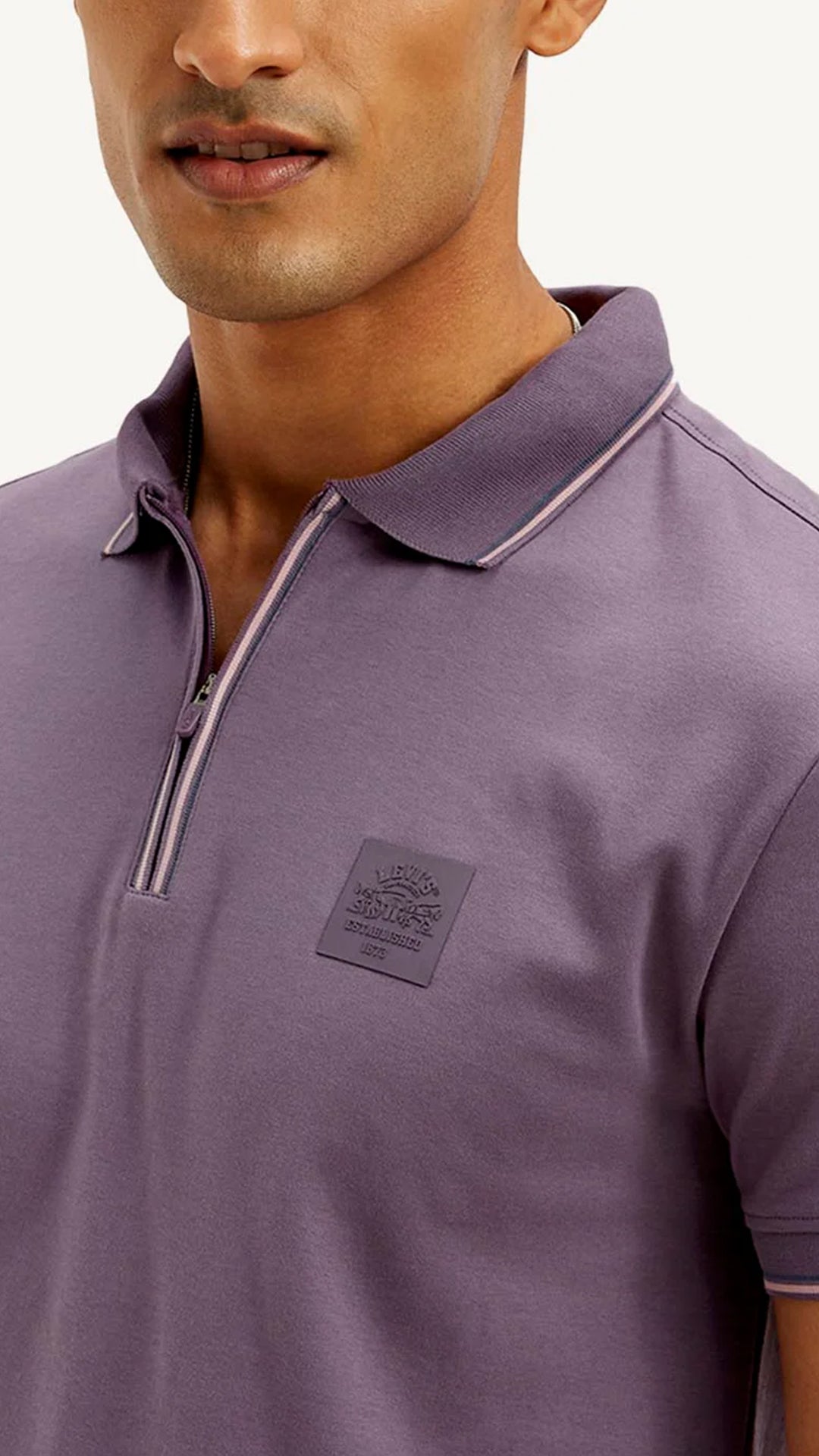 Levi's Men's Solid Slim Fit Polo T-shirt