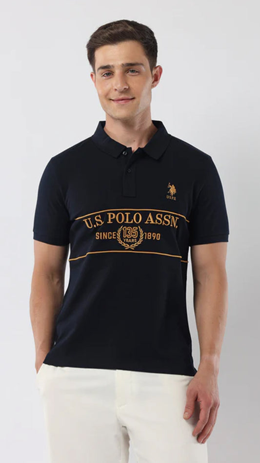 USPA Brand Embroidered Anniversary Polo Shirt