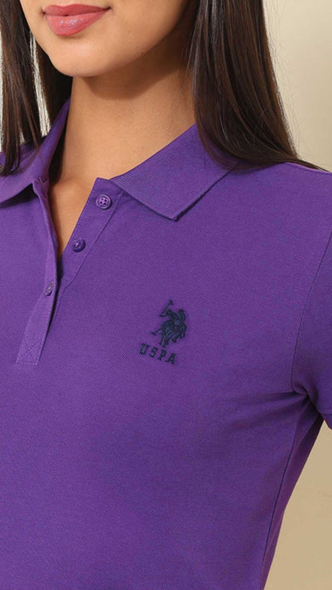 USPA Regular Fit Brand Printed Polo Shirt