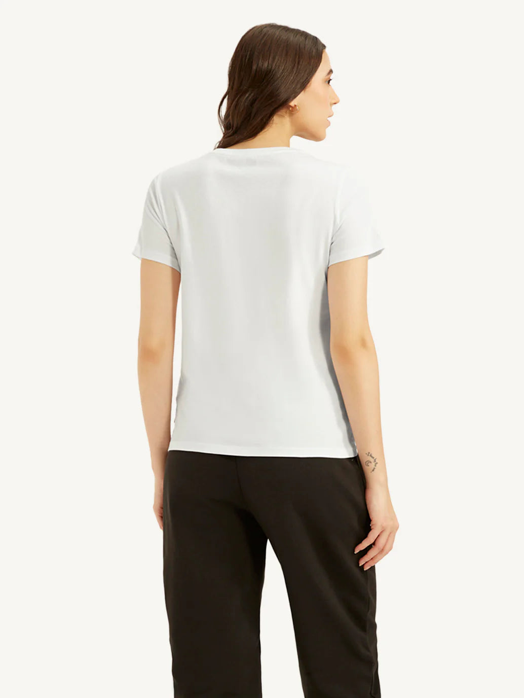 LEVIS Women's Brand Logo Crew Neck T-Shirt