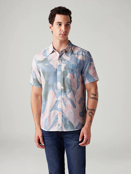LEVIS Men's Abstract Slim Fit Shirt
