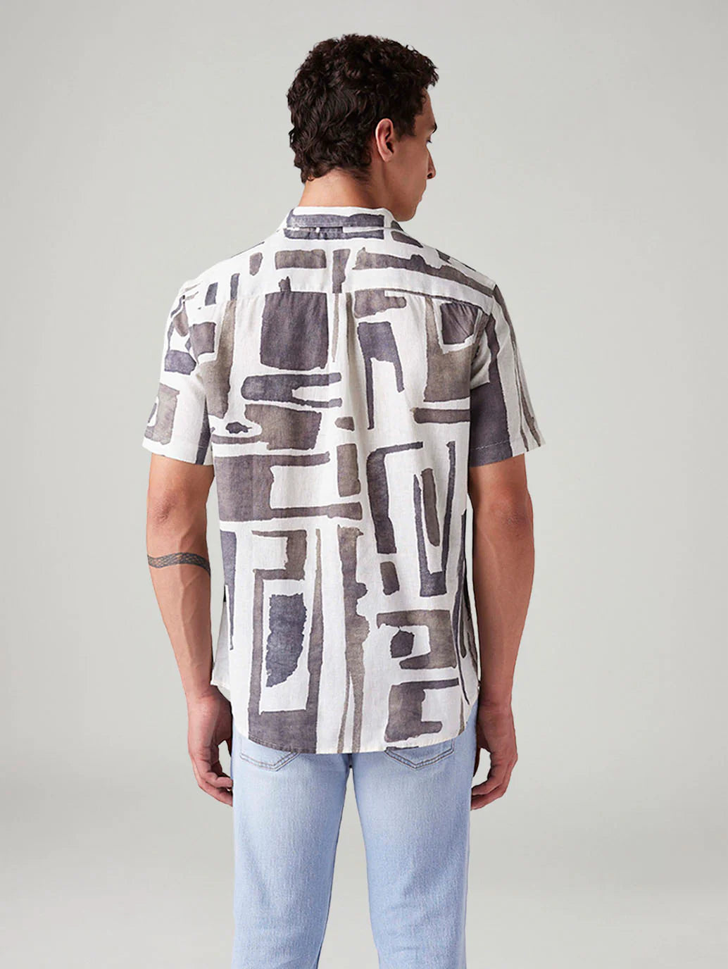 LEVIS Men's Abstract Slim Fit Shirt