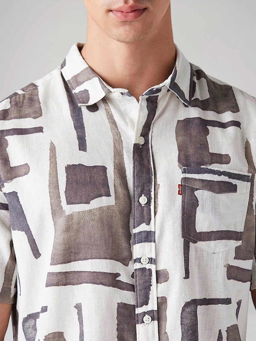 LEVIS Men's Abstract Slim Fit Shirt