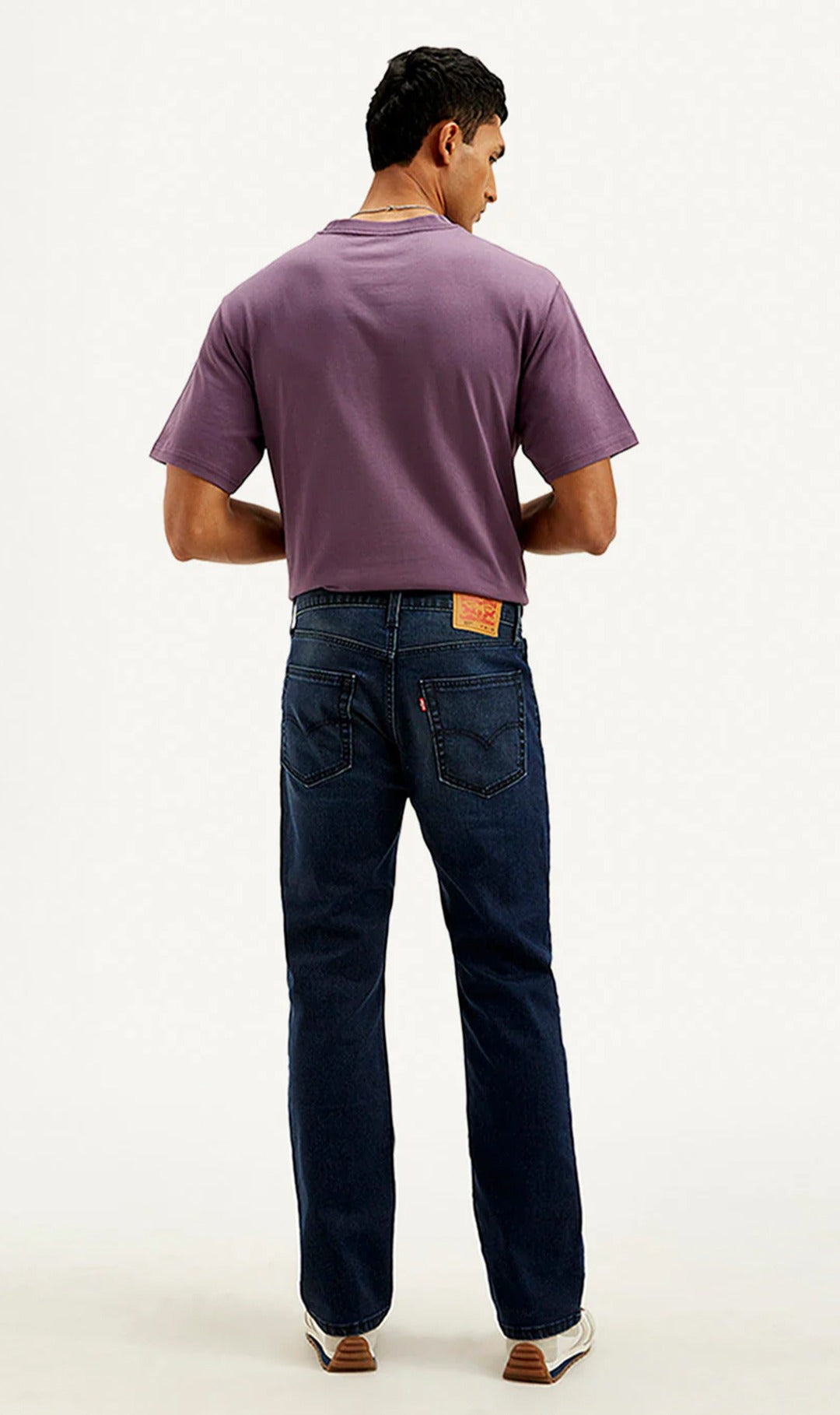 Levi's Men's 527 Dark Blue Slim Bootcut Fit Mid Rise Jeans (20% Off)