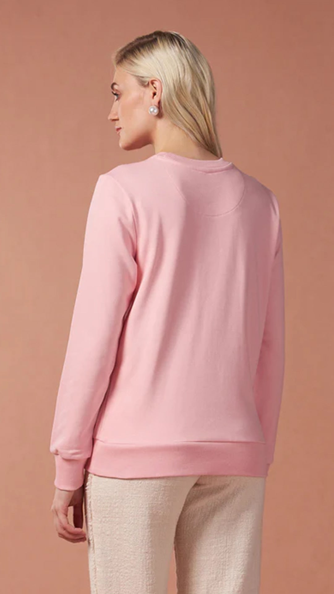 USPA Drop Shoulder Brand Printed Sweatshirt