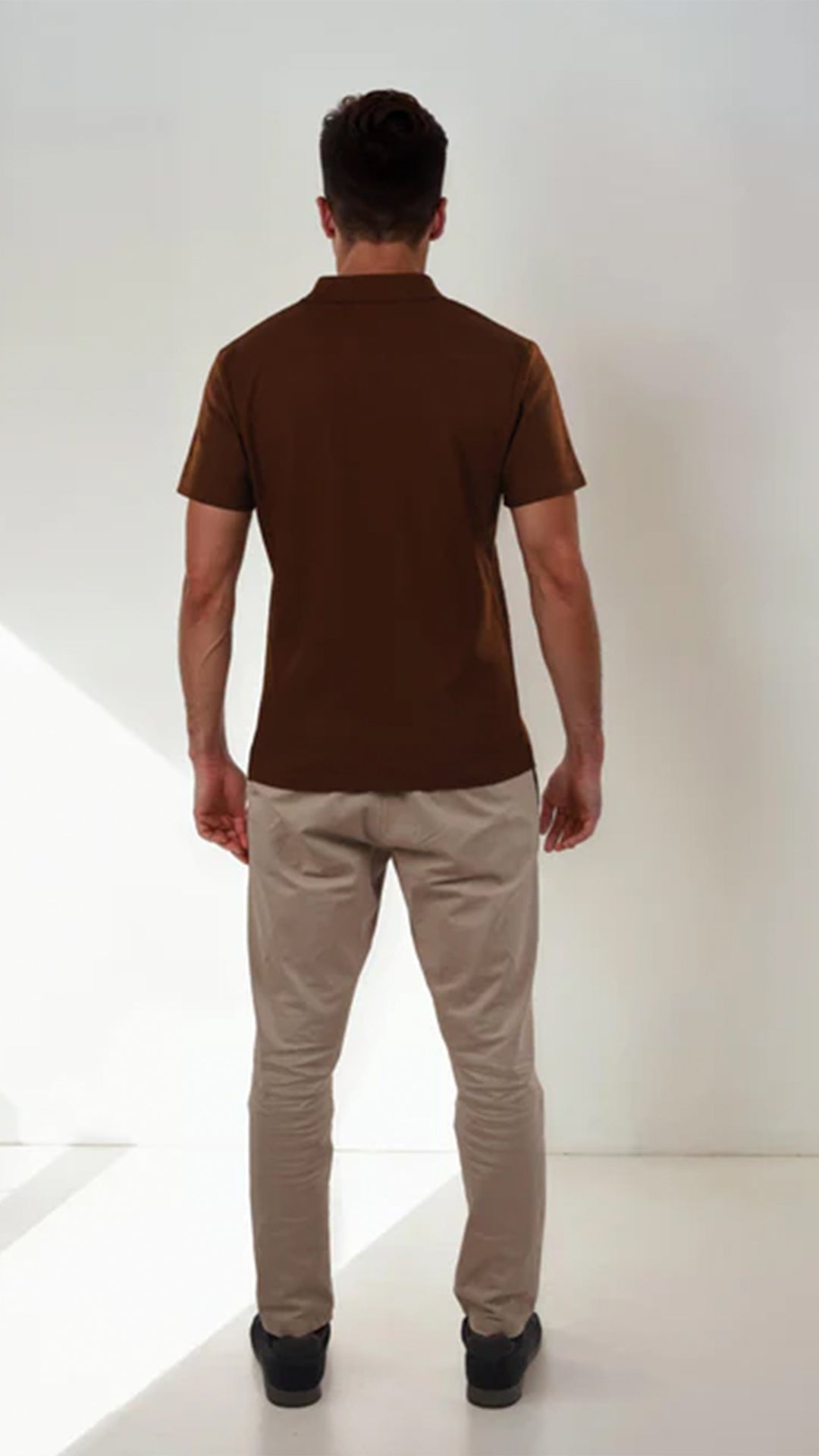 Celio Solid Regular Fit Cotton Brown T-Shirt