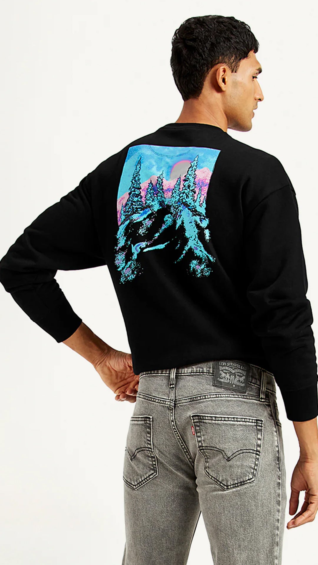 Levi's Men's Graphic Print Relaxed Fit Sweatshirt