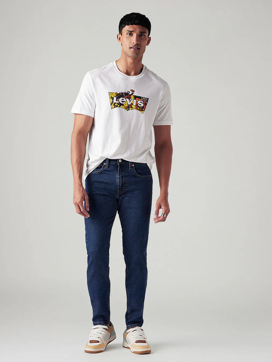 LEVIS Men's 512 Blue Slim Tapered Fit Mid Rise Jeans