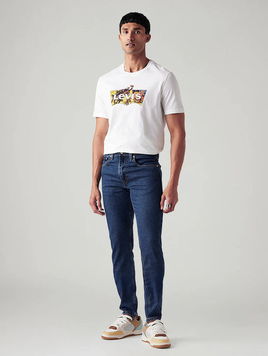 LEVIS Men's 512 Blue Slim Tapered Fit Mid Rise Jeans