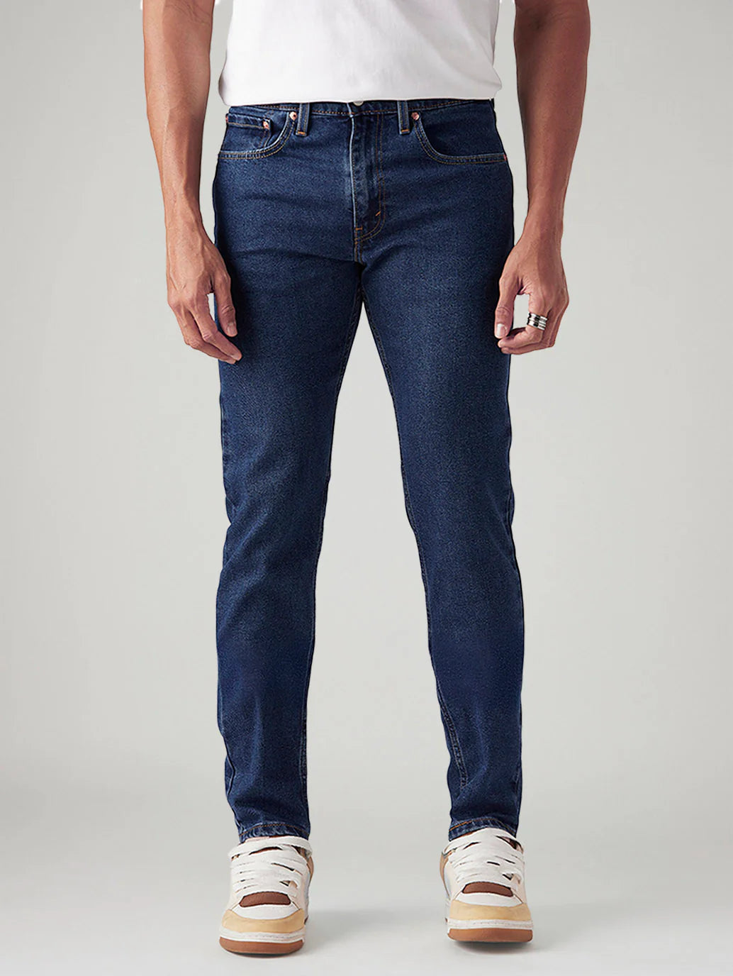 LEVIS Men's 512 Blue Slim Tapered Fit Mid Rise Jeans