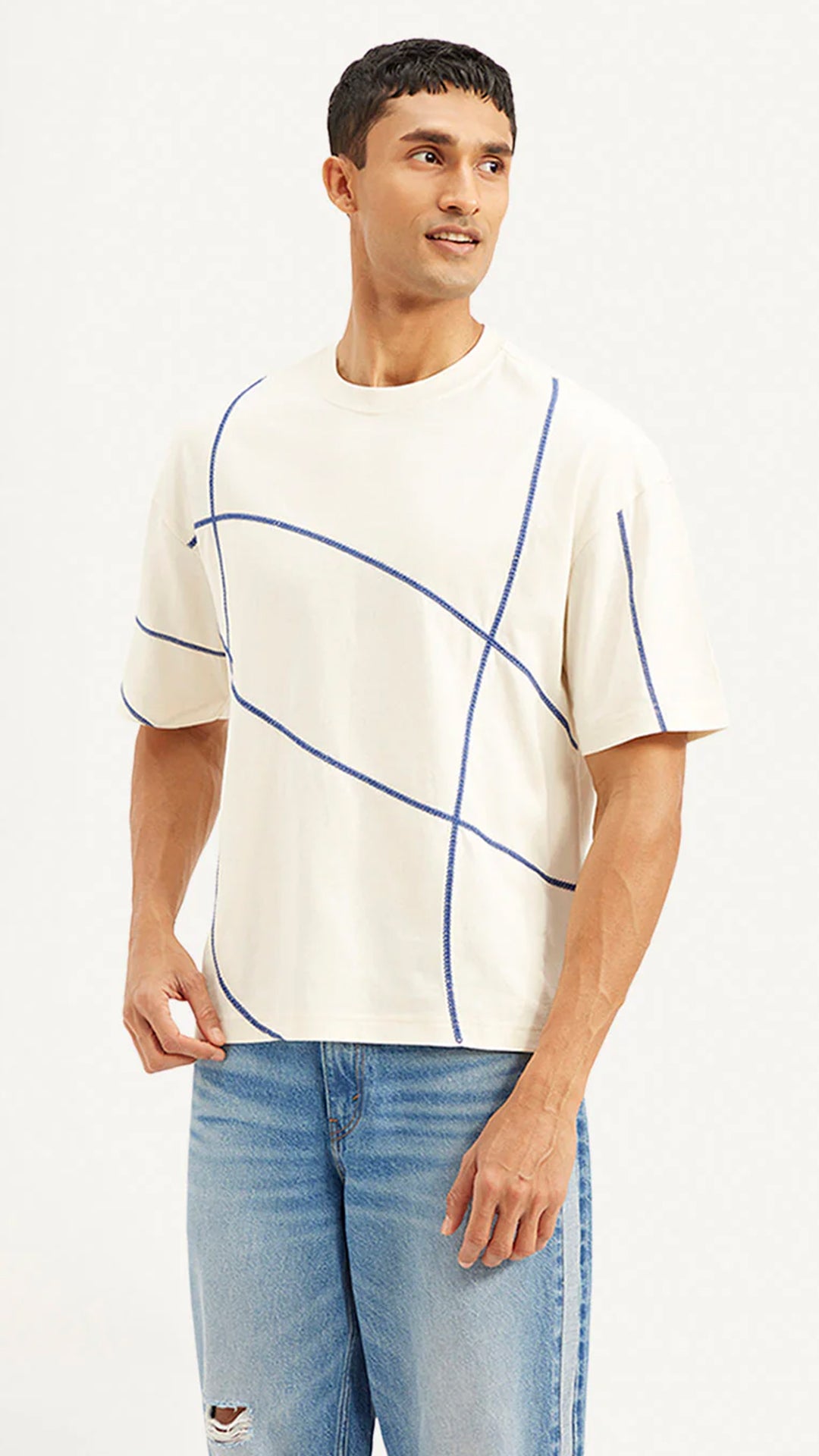 Levi's Men's Geometric Loose Fit T-shirt