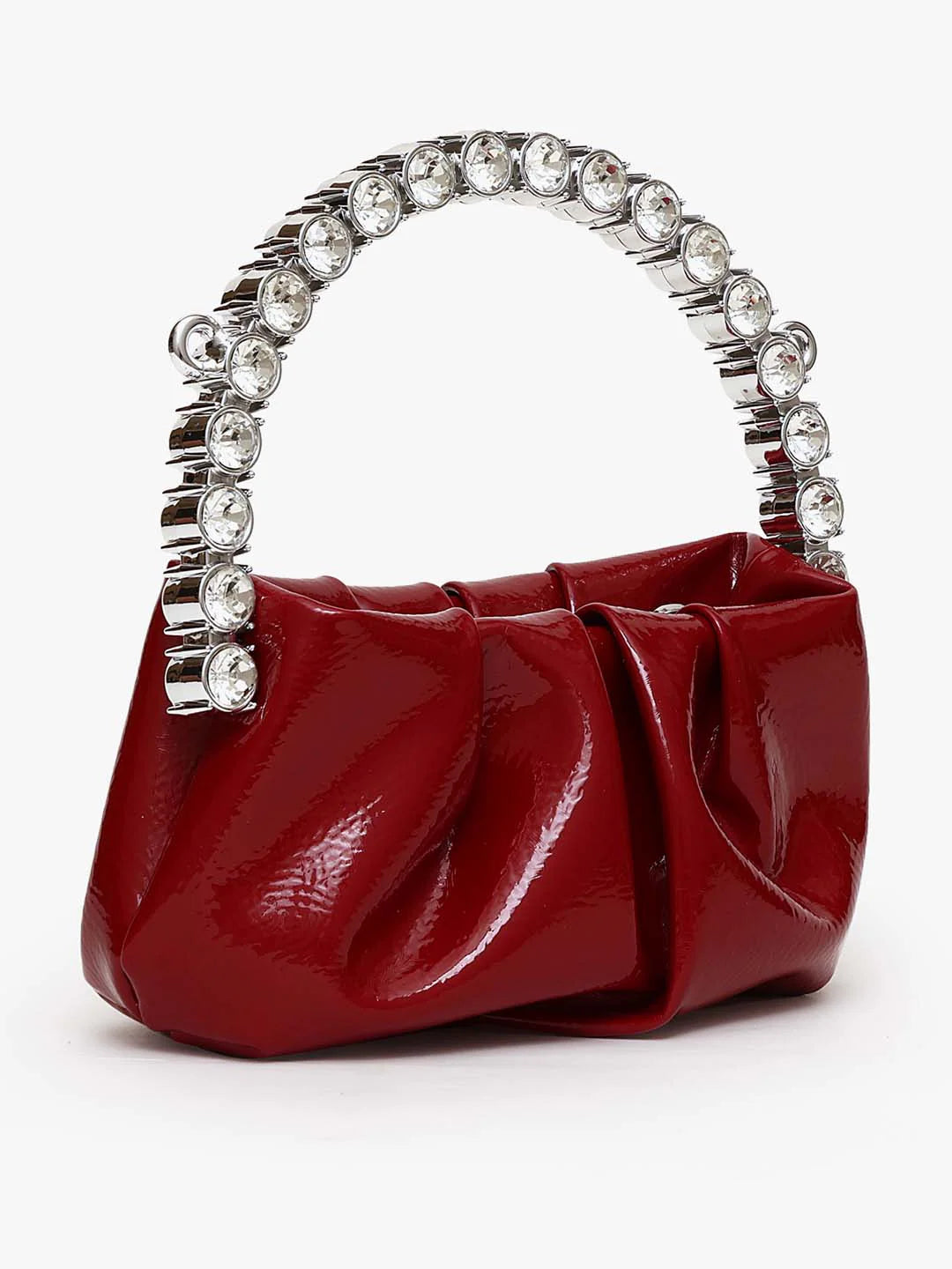 KAZO Rhinestone Mini City Glaze Clutch Bag