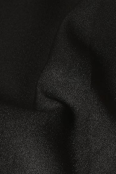 ALLEN SOLLY Women Black Solid Formal Trousers