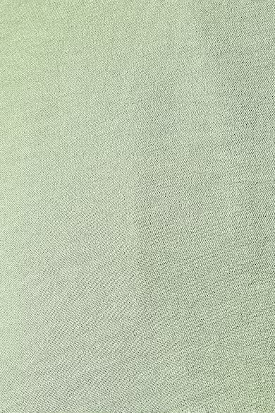 VAN HEUSEN Women Green Solid Short Sleeves Formal Shirt Top