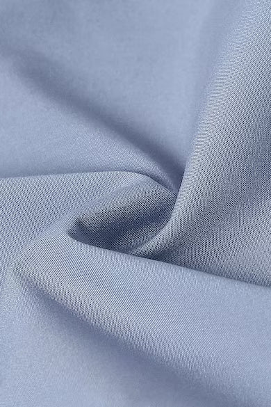 VAN HEUSEN Women Light Blue Solid Formal Trouser Pants