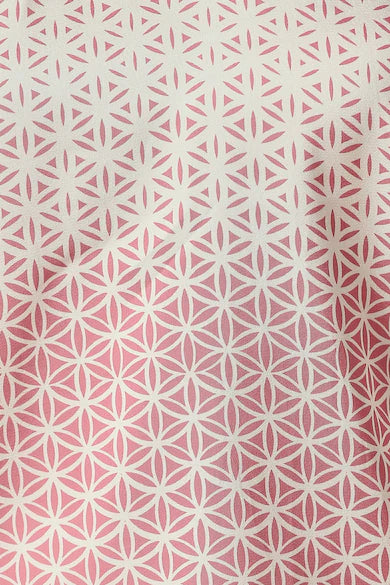 ALLEN SOLLY Women Pink Print Formal Top