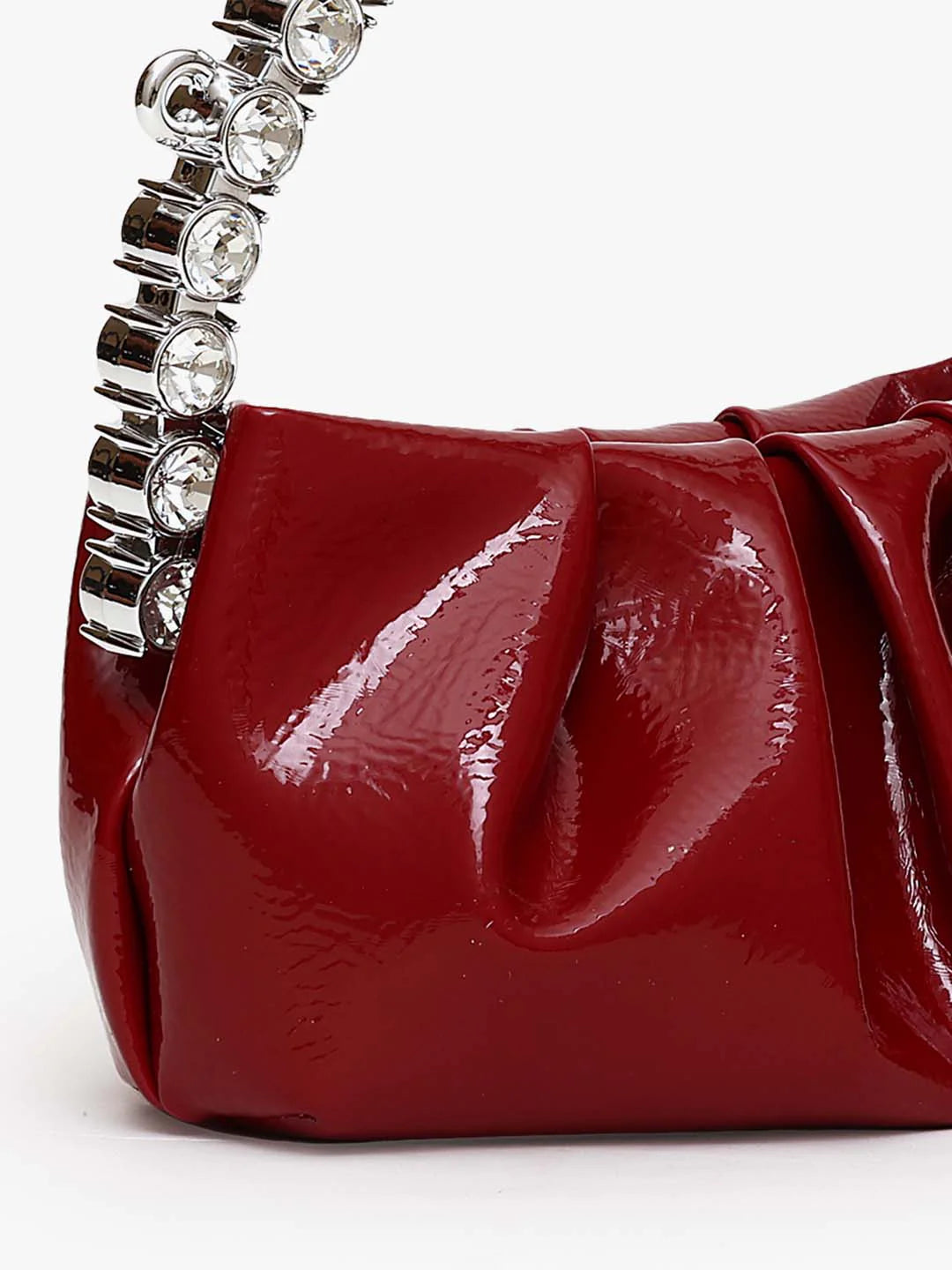 KAZO Rhinestone Mini City Glaze Clutch Bag