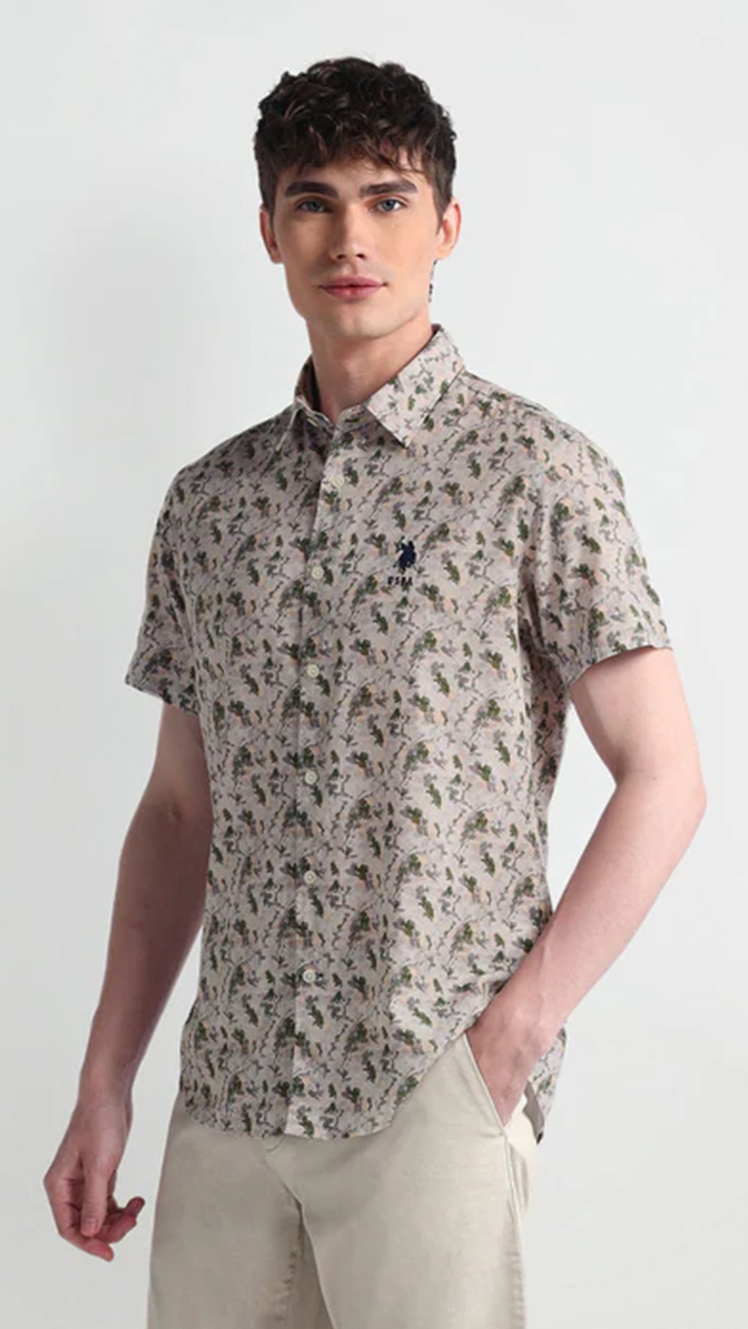 USPA Floral Print Shirt (32% Off)