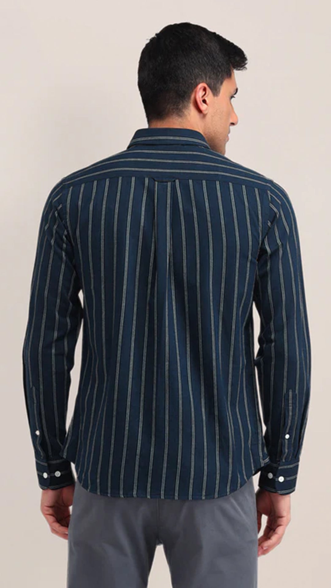 USPA Vertical Striped Tailored Fit Shirt