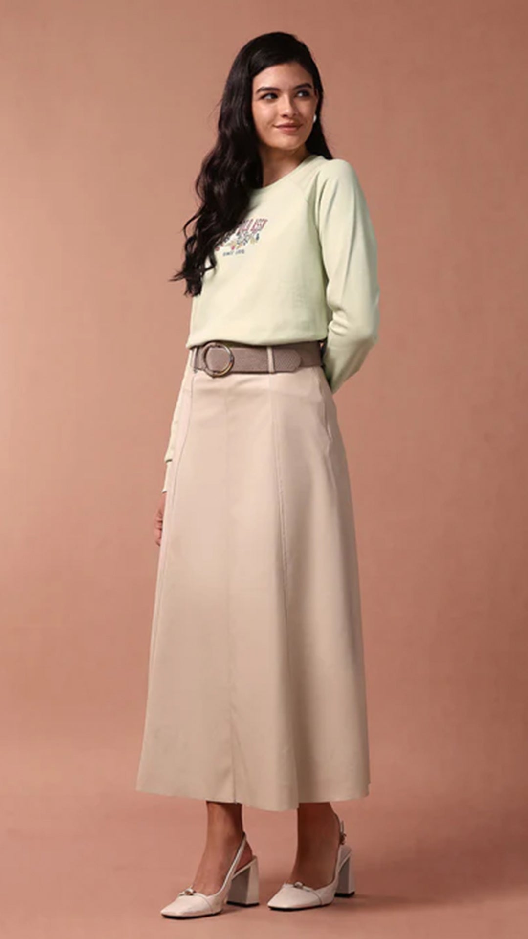 USPA Brand Print Raglan Sweatshirt