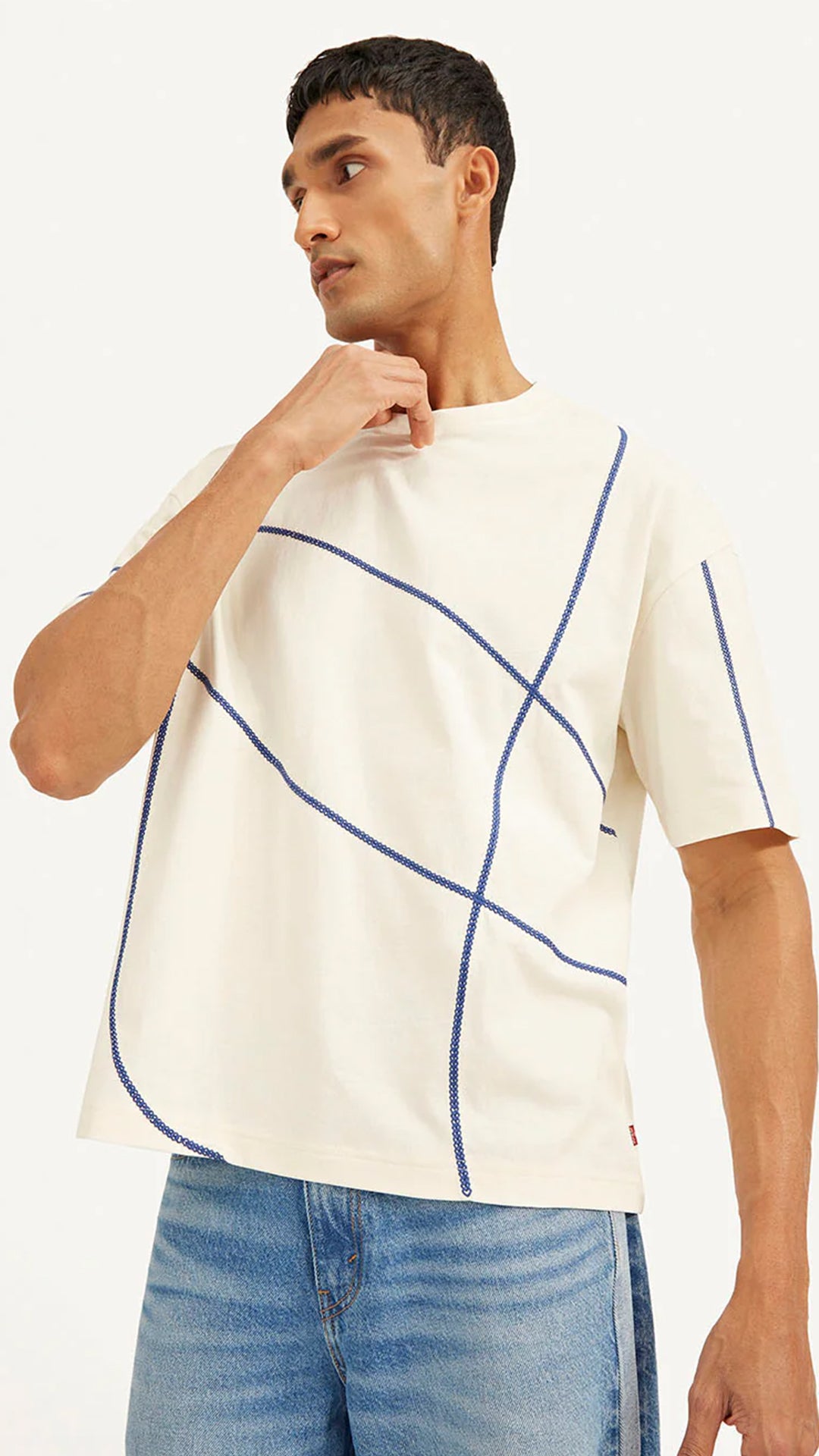 Levi's Men's Geometric Loose Fit T-shirt