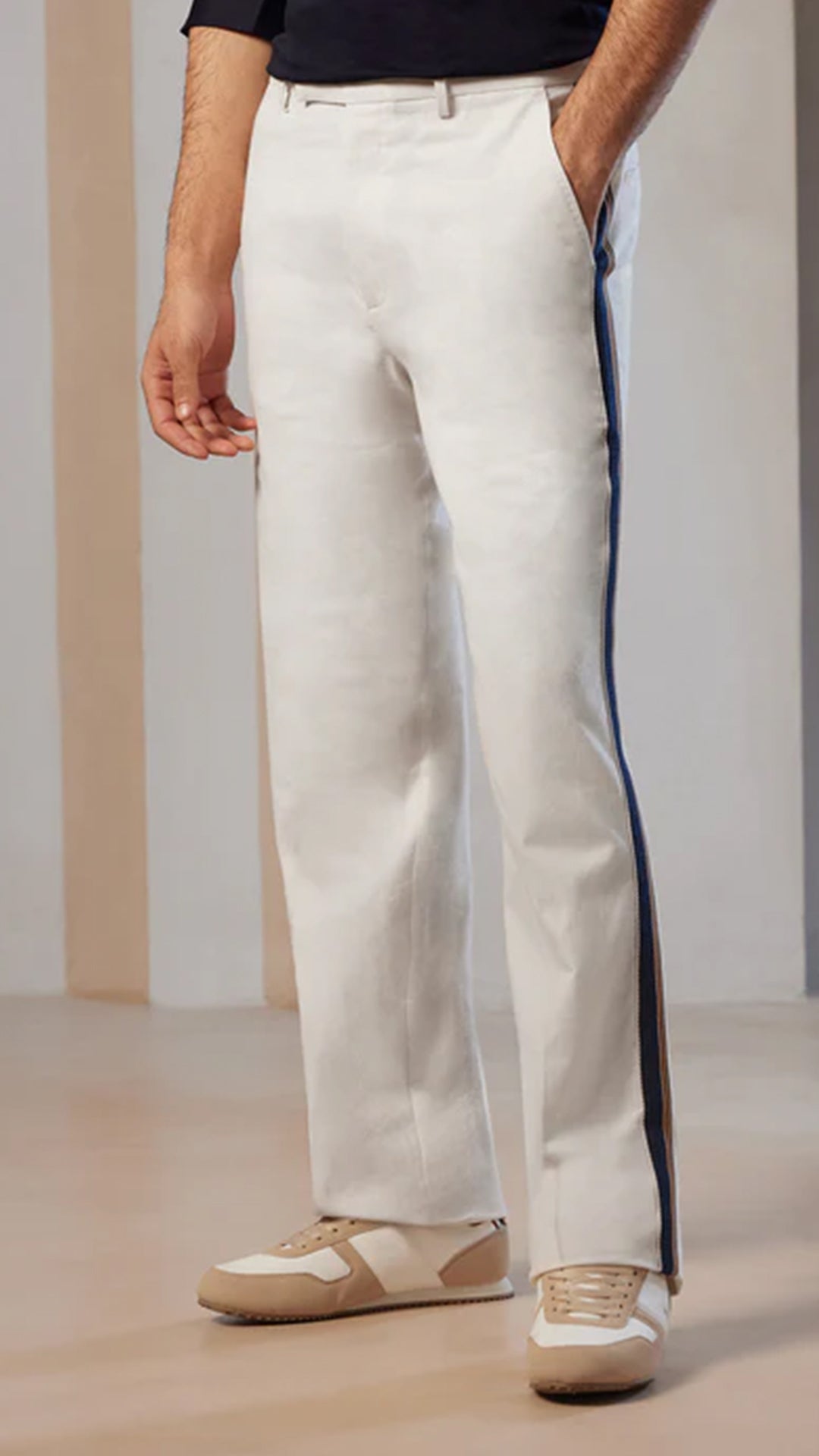 USPA Pacho X Denver Slim Fit Linen Trousers