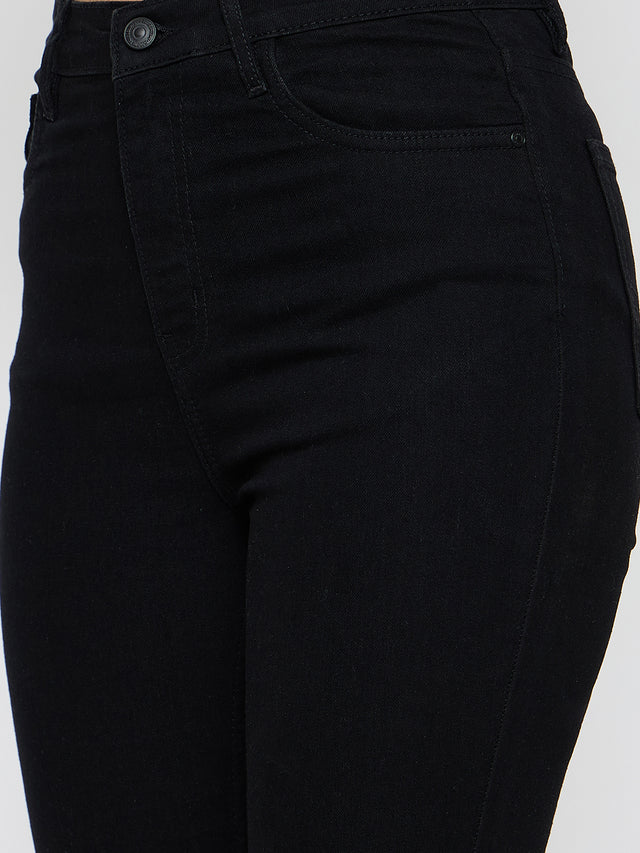 MADAME Cotton Blend Black Jeans